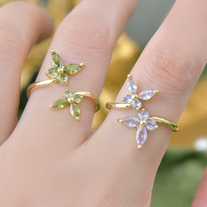 Snowlight Butterfly Ring