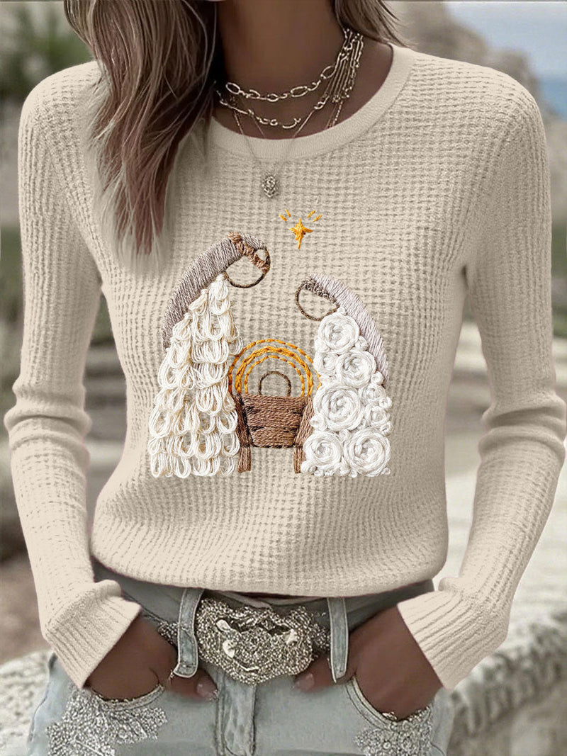 Women's Christmas Nativity Top