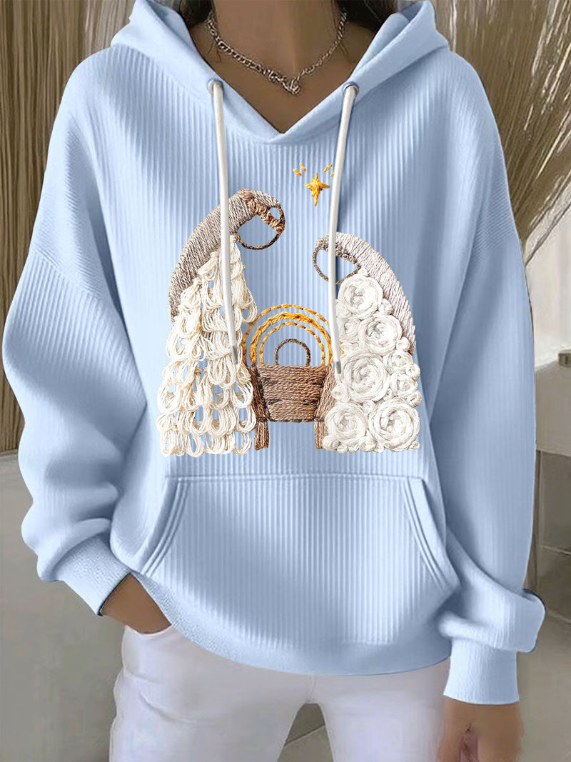 Women's Christmas Nativity Hoodie