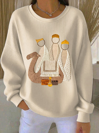 Women's Christmas Nativity Sweatshirt