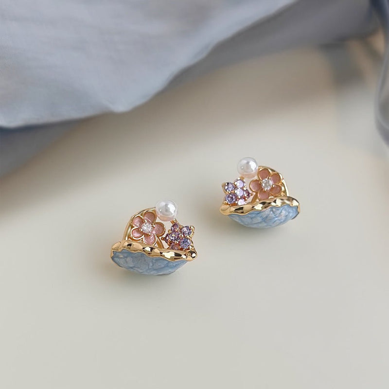 Spring Basket Earrings