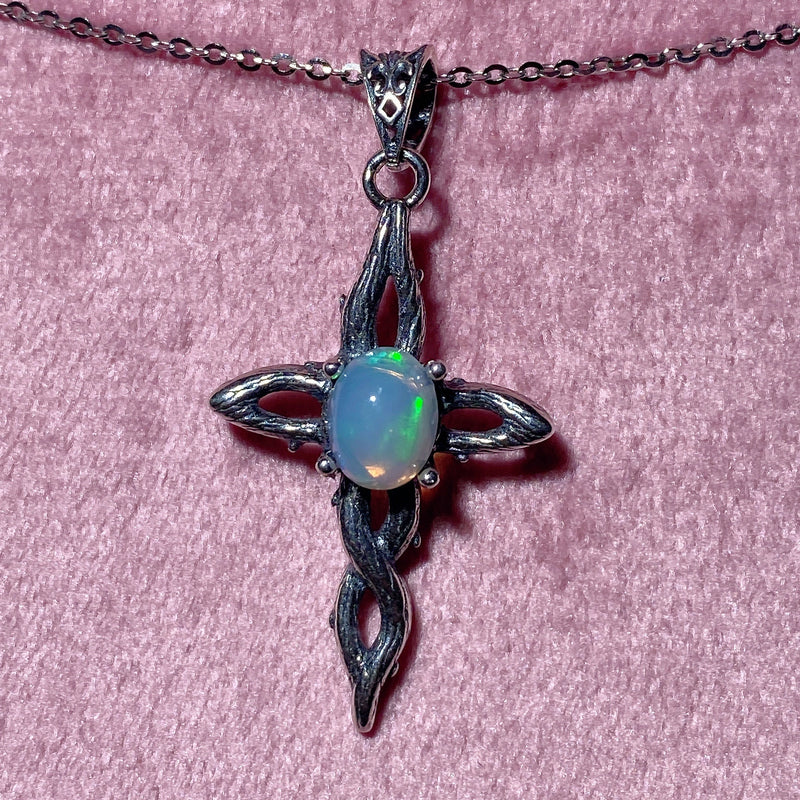 Sterling Silver Amethyst Pendant for Healing & Meditation