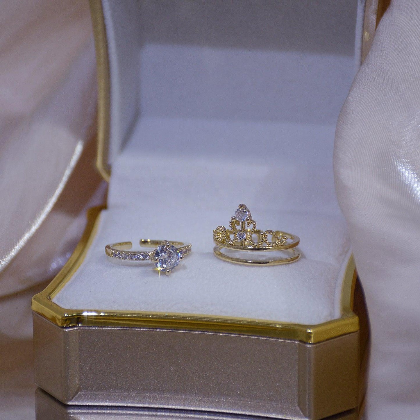 [sample ] Tiara Ring Set