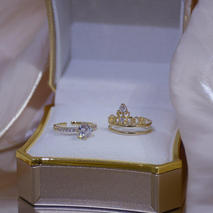 [sample ] Tiara Ring Set