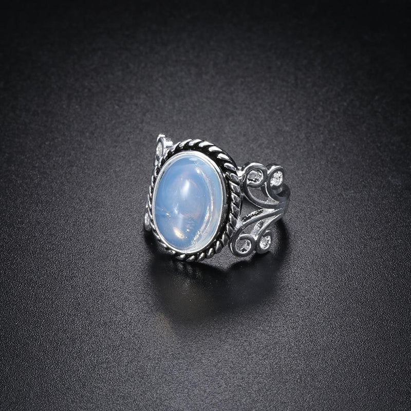 Tibetan Inspired Moonstone Ring