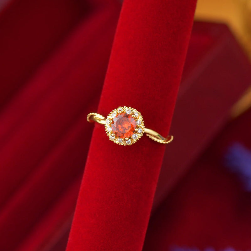 Twist Ruby Ring