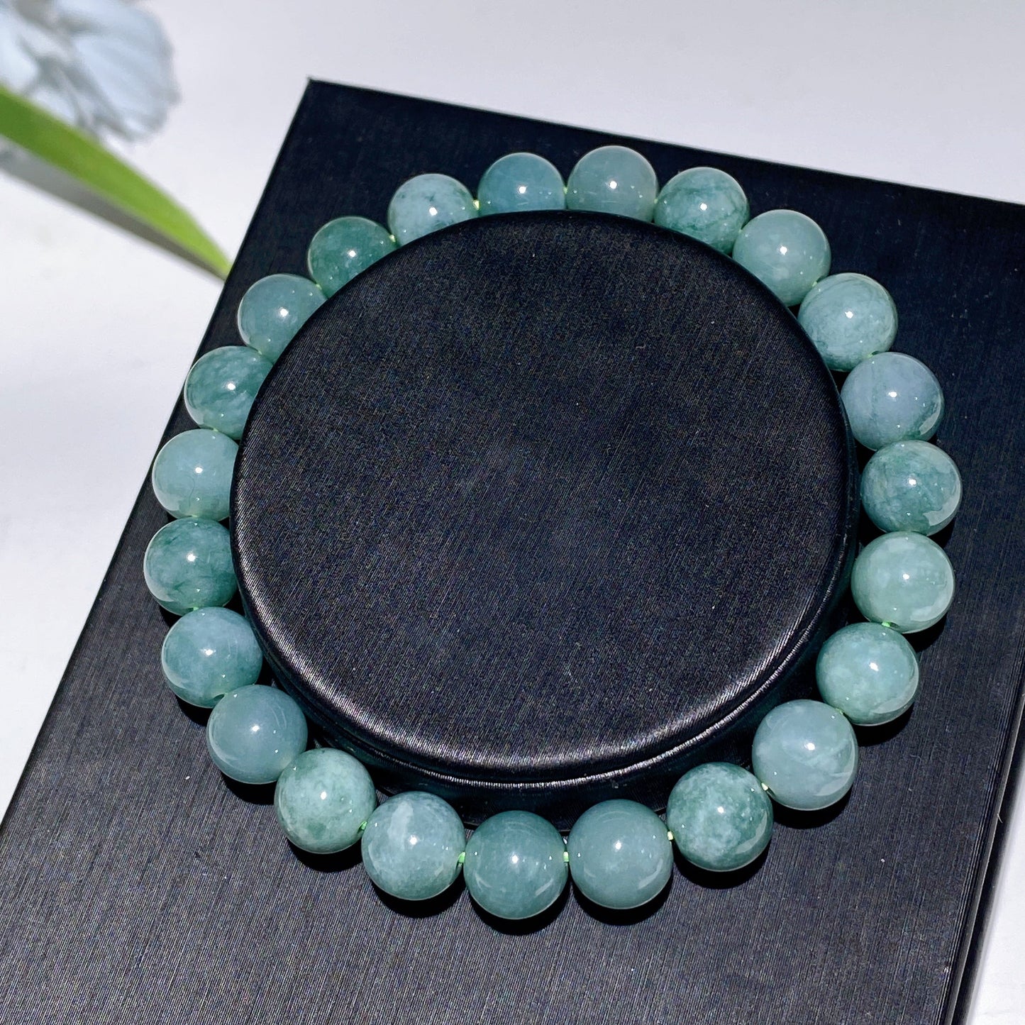 8-16mm Rose Quartz Jadeite Blue Flower Agate Bracelet for Healing