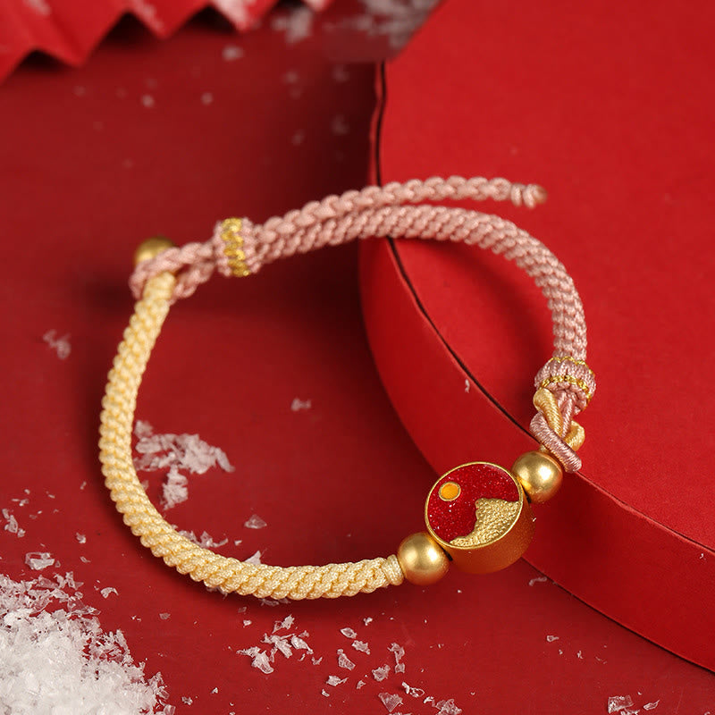Mountain and Sea Copper String Spiritual Bracelet