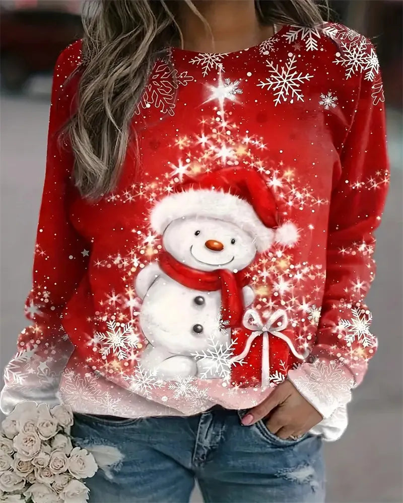 Long Sleeve Round Collar