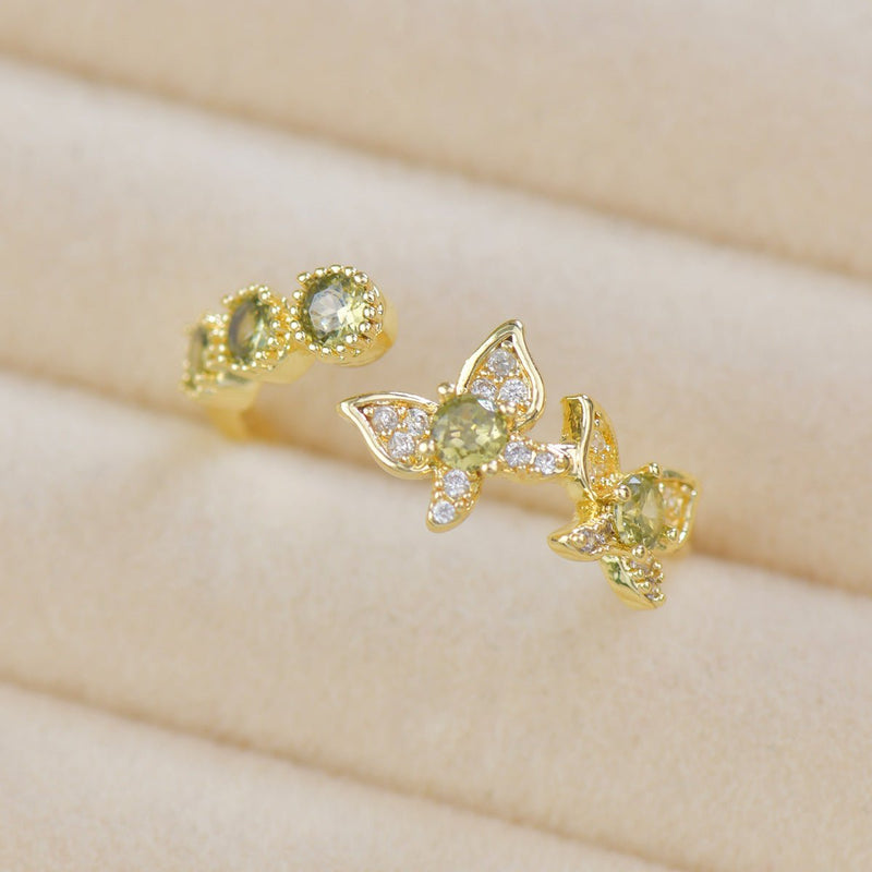 Verdant Flutter Ring