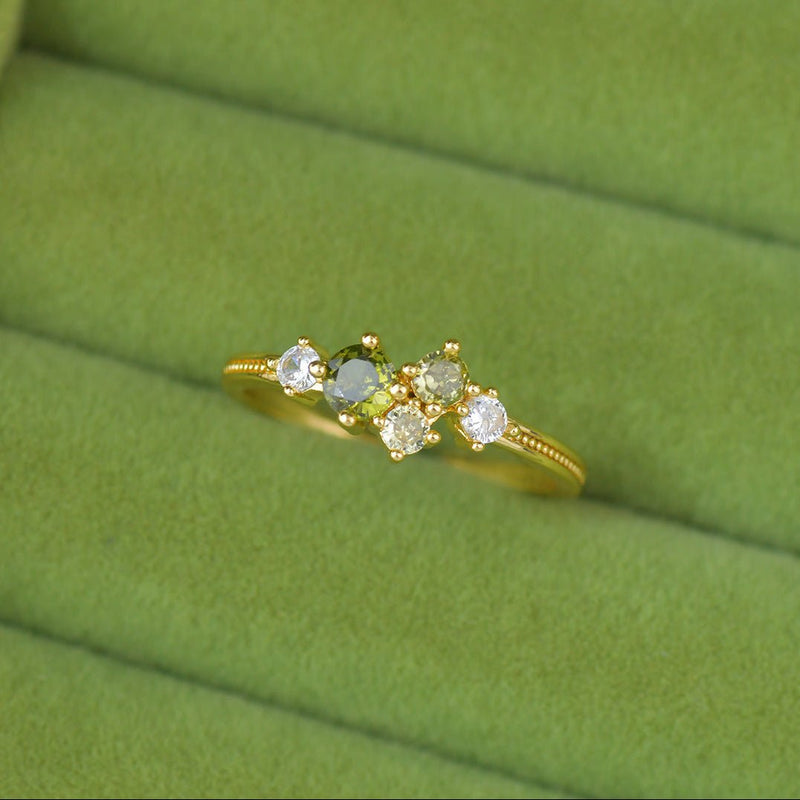 Verde Cascade Ring