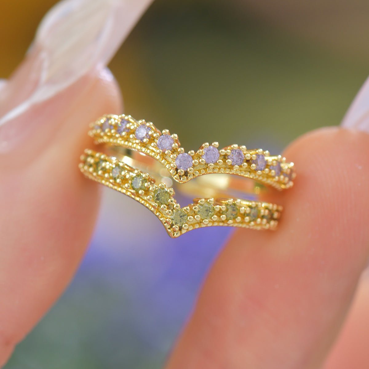 Verde Claudine Ring