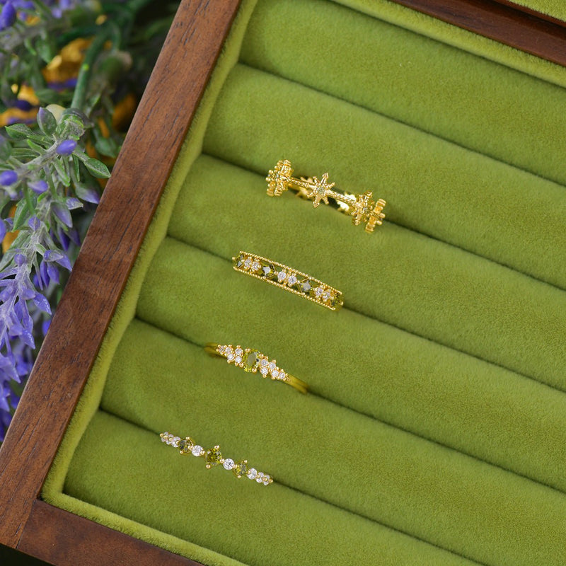 Verte Étoile Ring