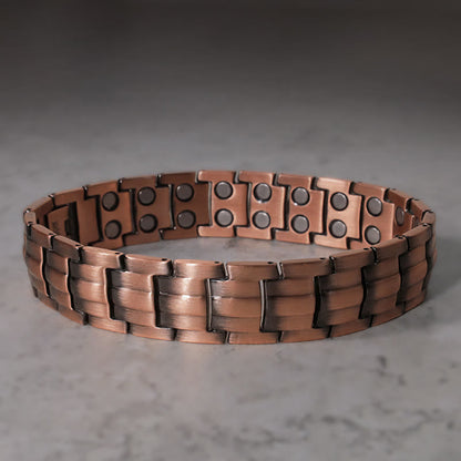 Magnetic Copper Cuff Bracelet for Spiritual Healing