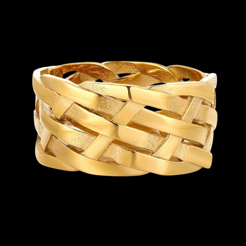Weave Pattern Ring