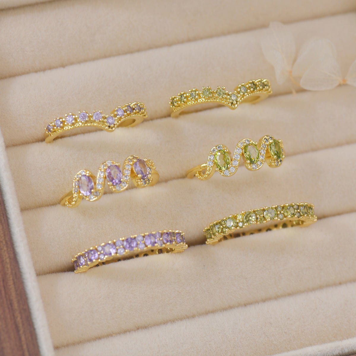 Violet Claudine Ring