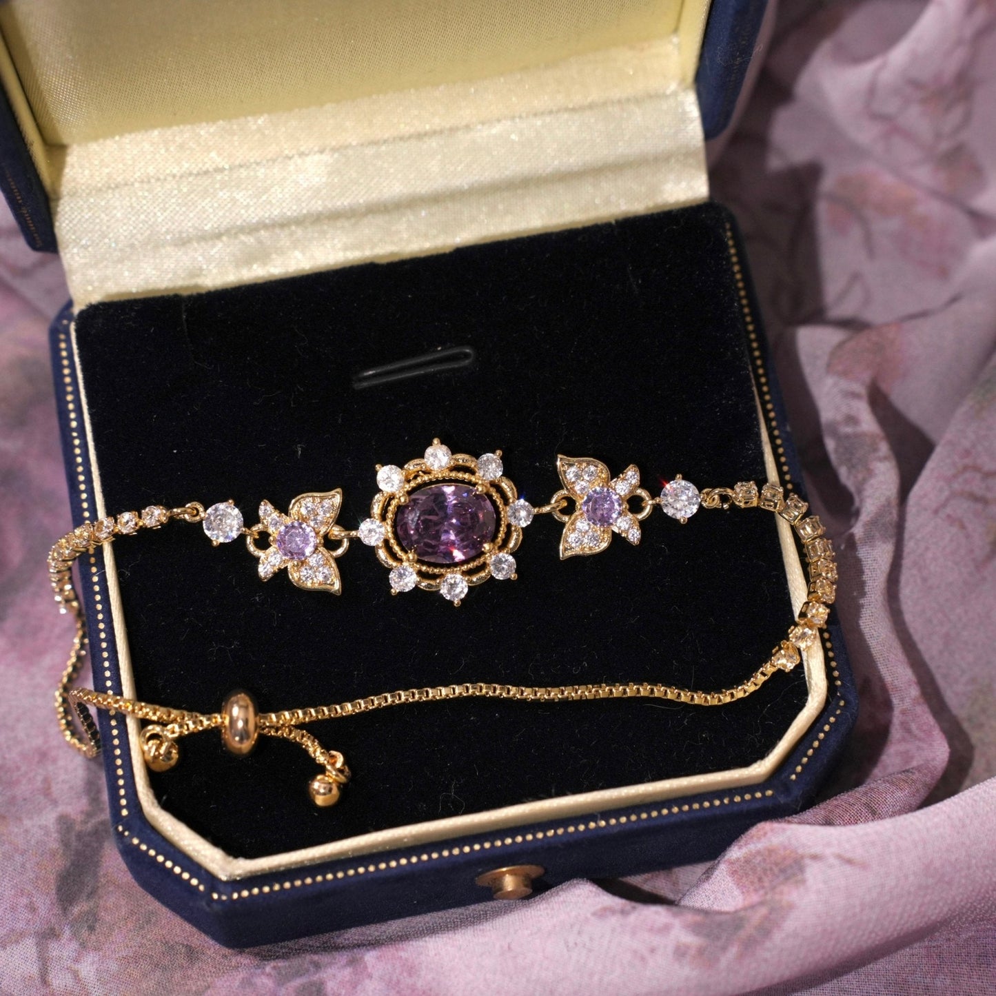 Violet Flutter Bracelet