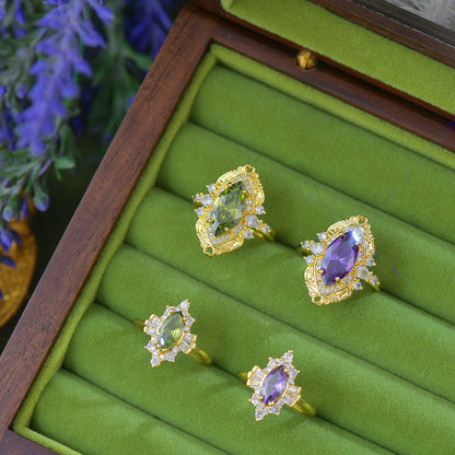 Violet Heirloom Ring