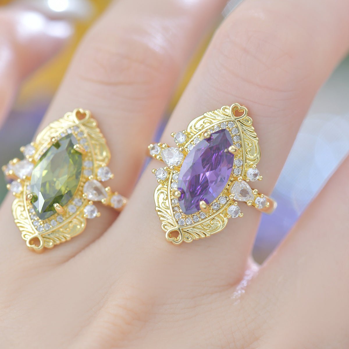 Violet Heirloom Ring