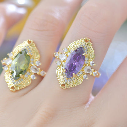 Violet Heirloom Ring