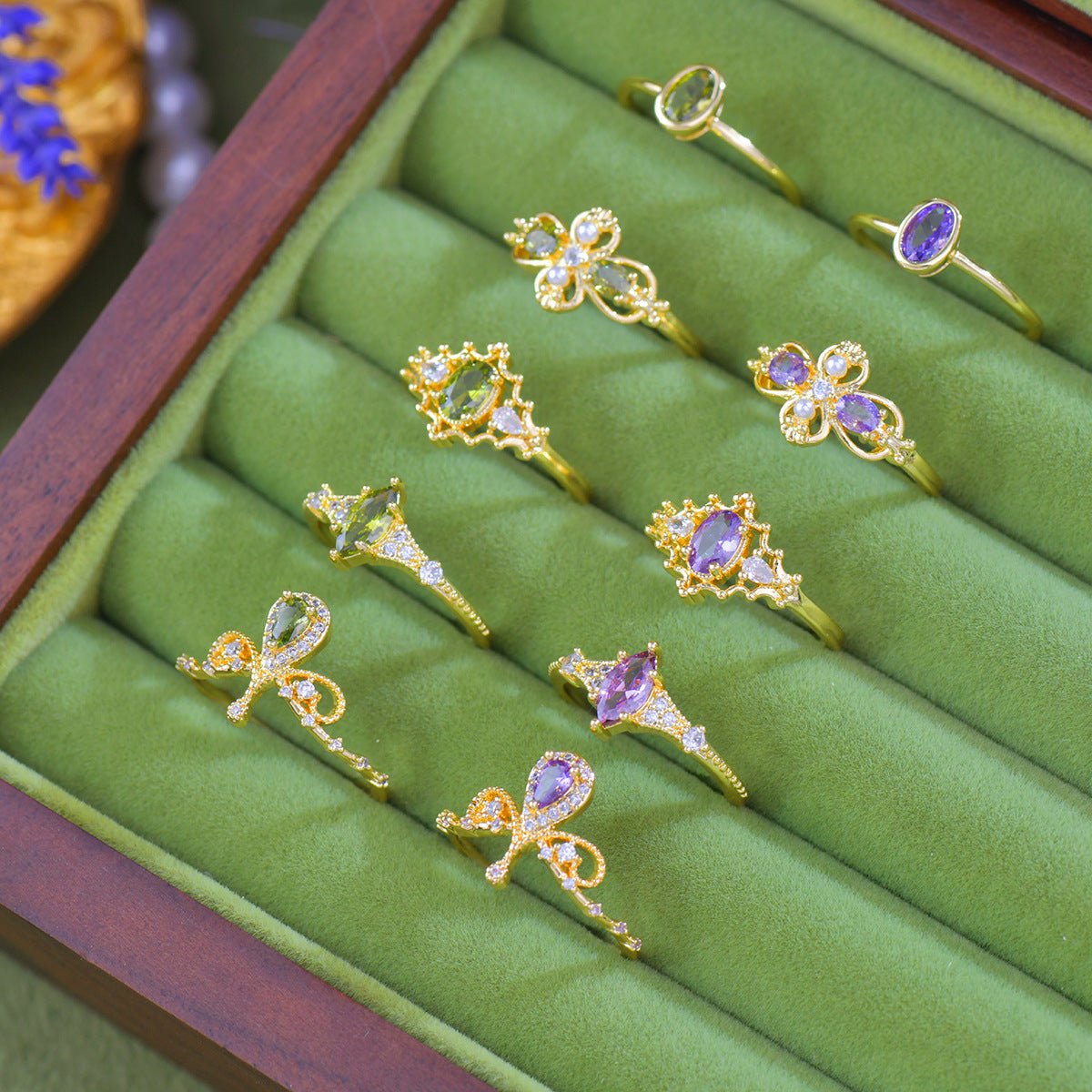 Violet Marquise Muse Ring