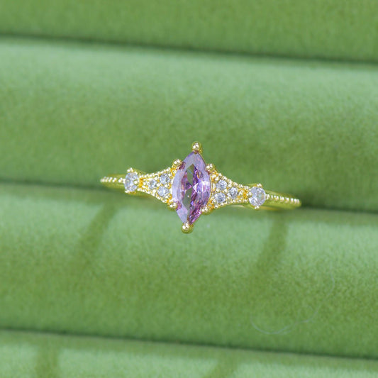 Violet Marquise Muse Ring