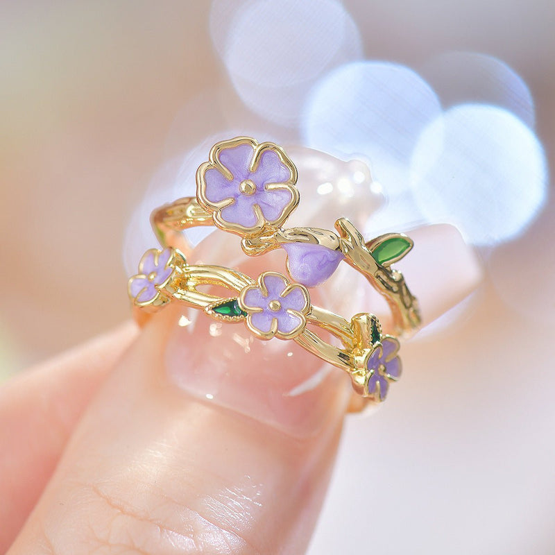 Violet Trellis Ring