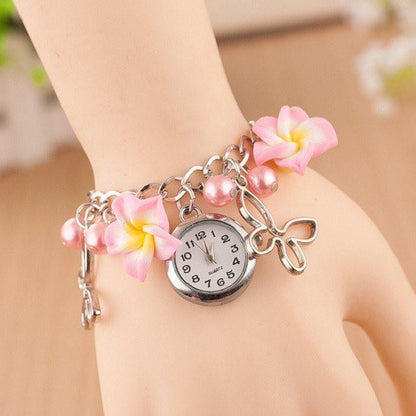 Butterflies & Flowers Bracelet Watch