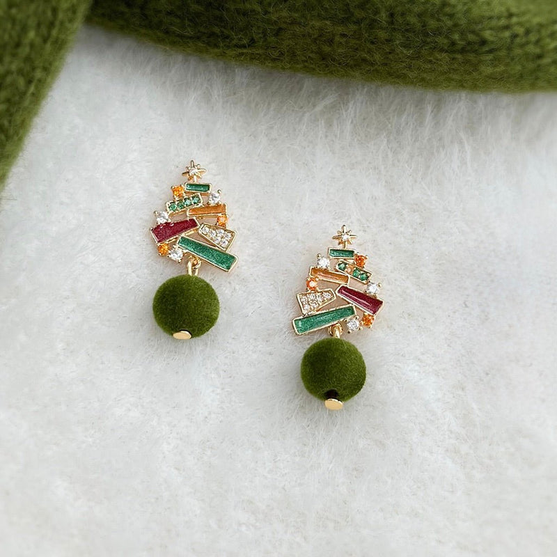 Yuletide Evergreen Earrings